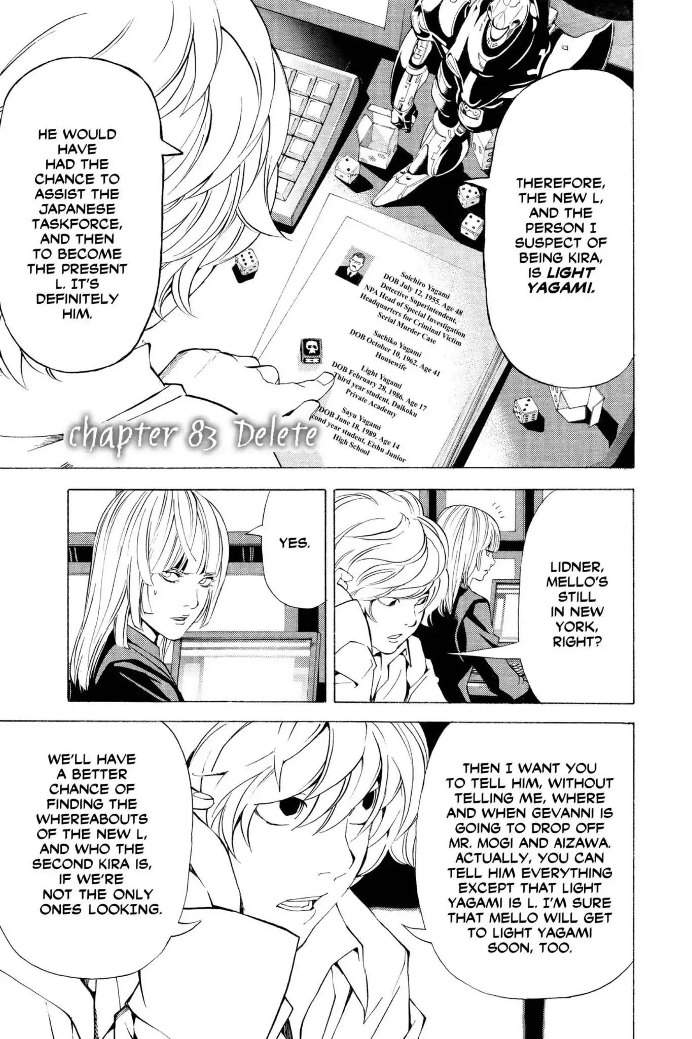 Death Note, Chapter 83 image 01